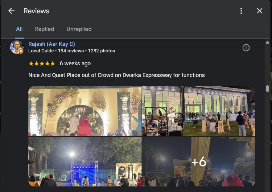 Ambria Pushpanjali - Best Wedding venue in South Delhi Google review Image 1
