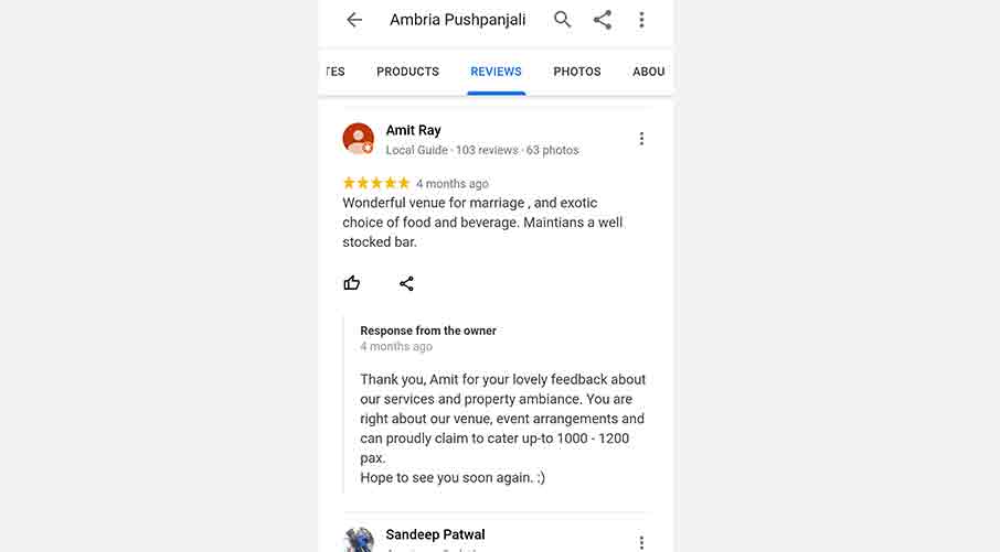 Ambria Pushpanjali - Best Wedding venue in South Delhi Testimonial Image 39